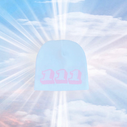 111 Angel number beanie